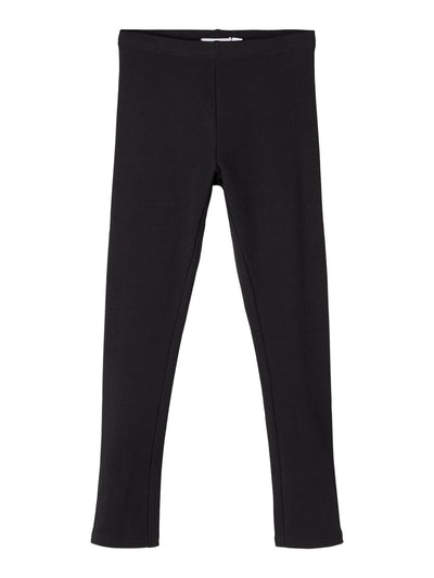 Name it Girls Black Winter Legging with Brushed Inner Fabric