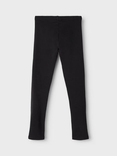 Name it Mini Girls Black Winter Legging with Brushed Inner
