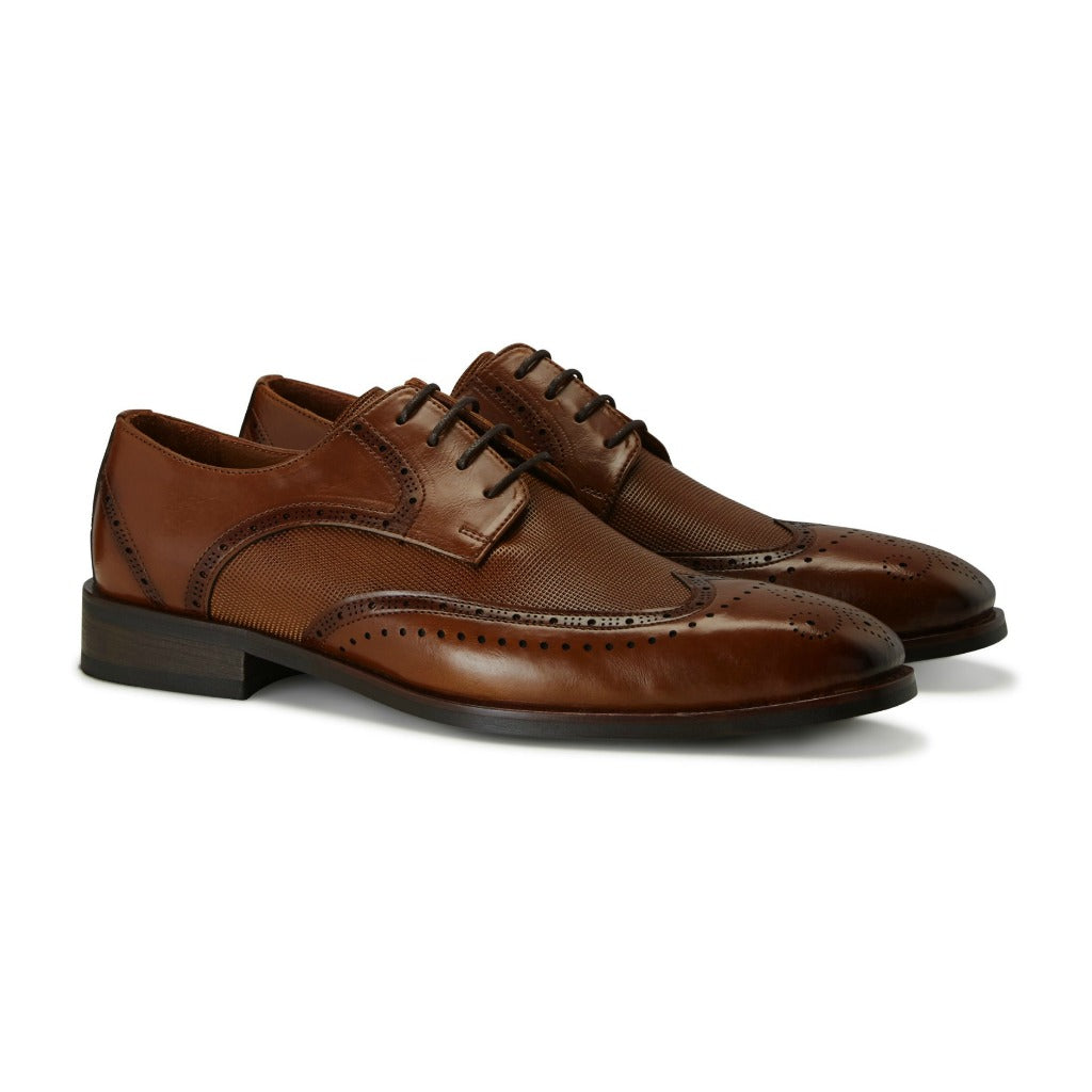 Boys Benetti George Tan Communion Shoe