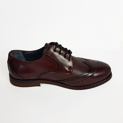 Boys Benetti George Wine Communion Shoes