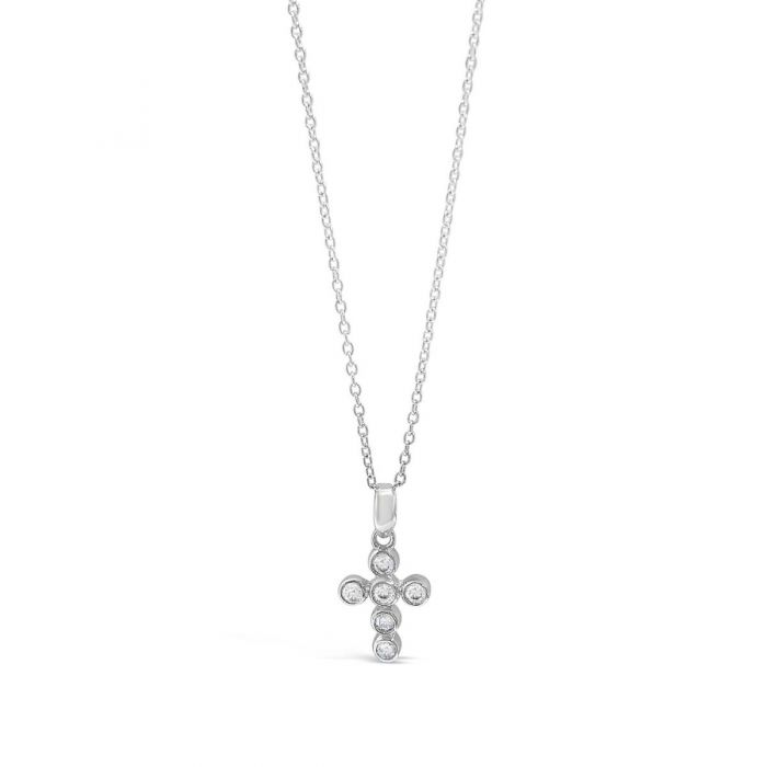 Kids Sterling Silver Cross and Chain