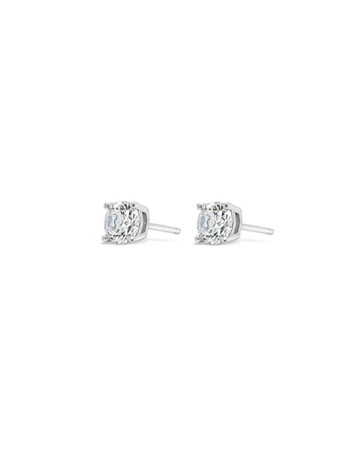 Absolute Kids Sterling Silver Diamante Stud Earrings - HCE427