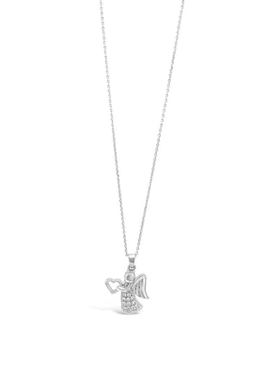Absolute Kids Sterling Silver Angel Pendant and Chain