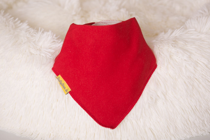 Babyboo Bandana Bib in Solid Red