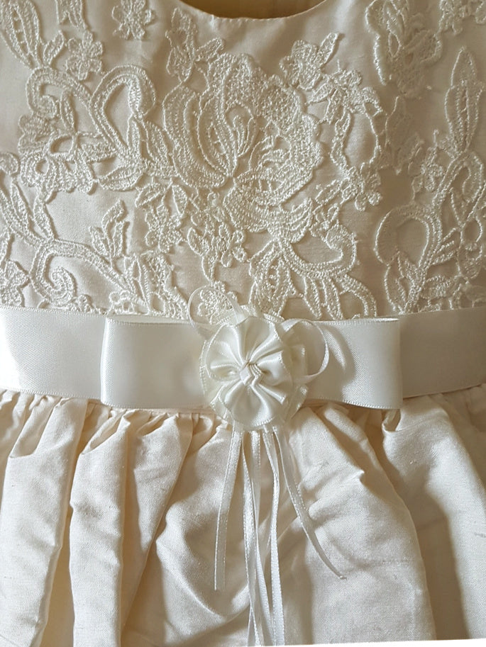 Sweetie Pie Jasmine Silk Christening Gown