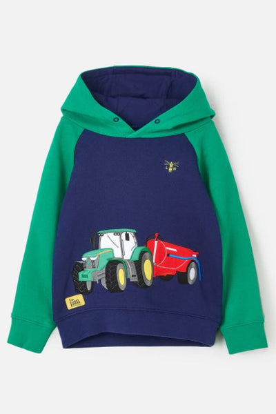 Lighthouse Boys Green Tractor & Slurry Tank Hoodie