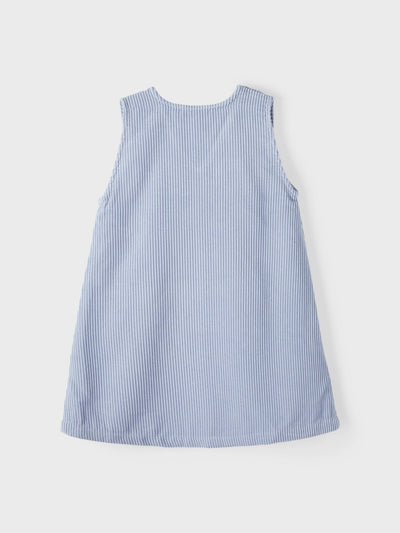 Name It Girls Blue Pinafore Dress