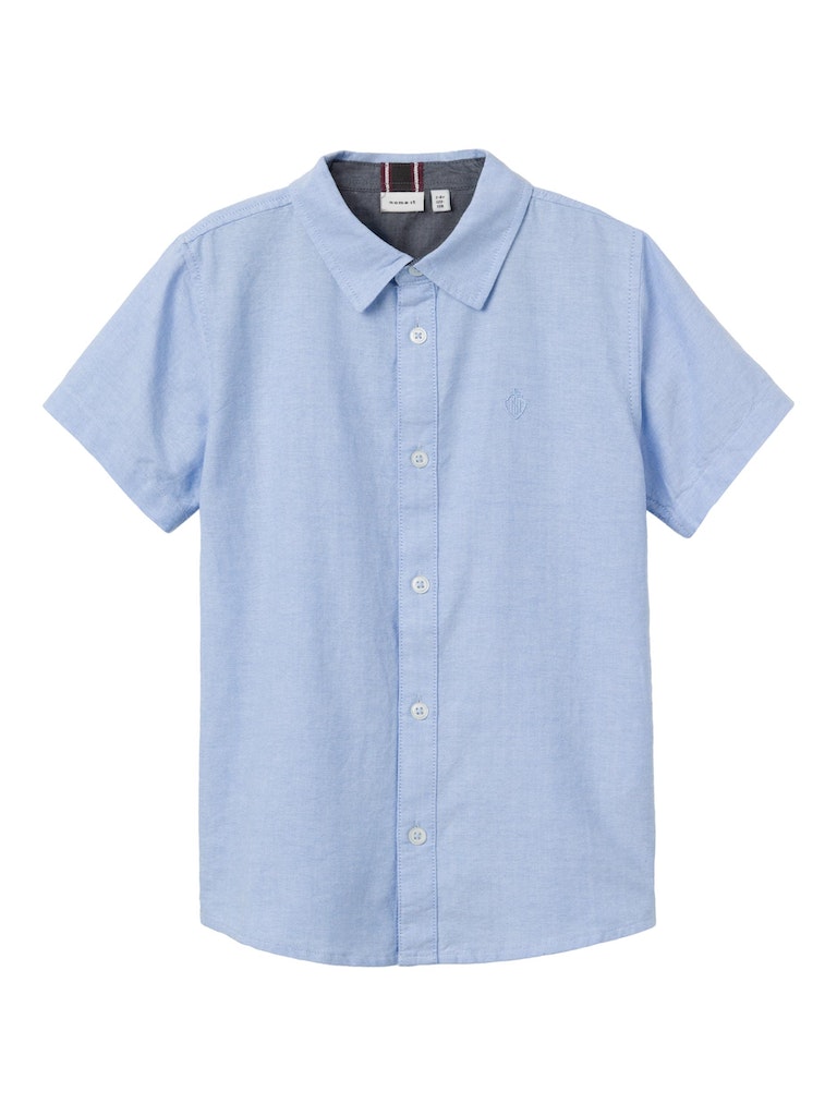 Name It Boys Short Sleeved Blue Shirt