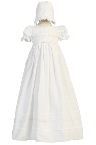 Unisex Cotton Christening gown