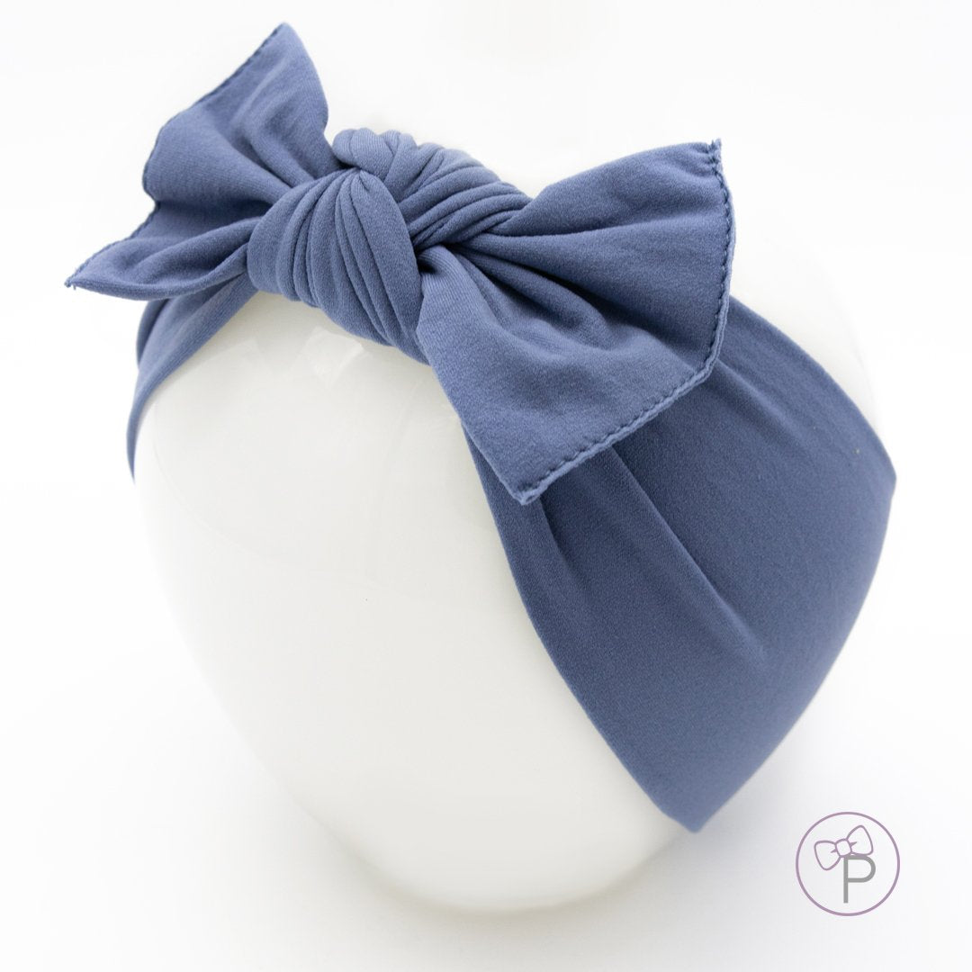 Little Bow Pip Midnight Blue Pippa Bow Hairband