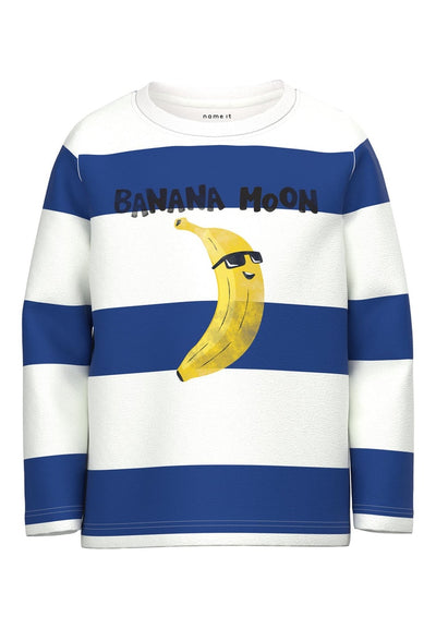 Name it Mini Boys Long Sleeved Print Top - Stripes