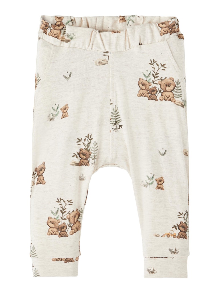 Name It Baby Boy 2-Piece Bodysuit Set - Pearl Blue Teddy