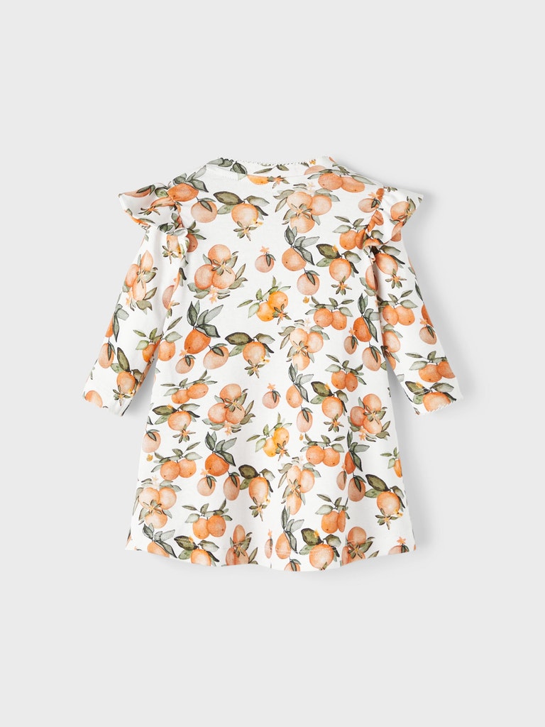 Name It Baby Girl Orange Print Dress