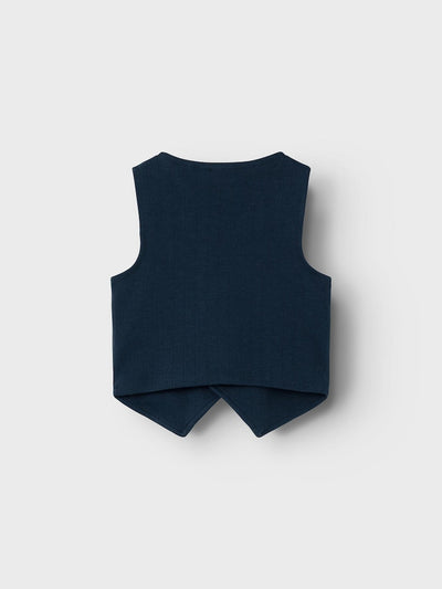 Name It Boys Soft Waistcoat - Navy