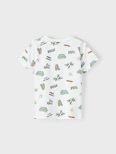Name it Mini Boys Short Sleeved Printed T-Shirt
