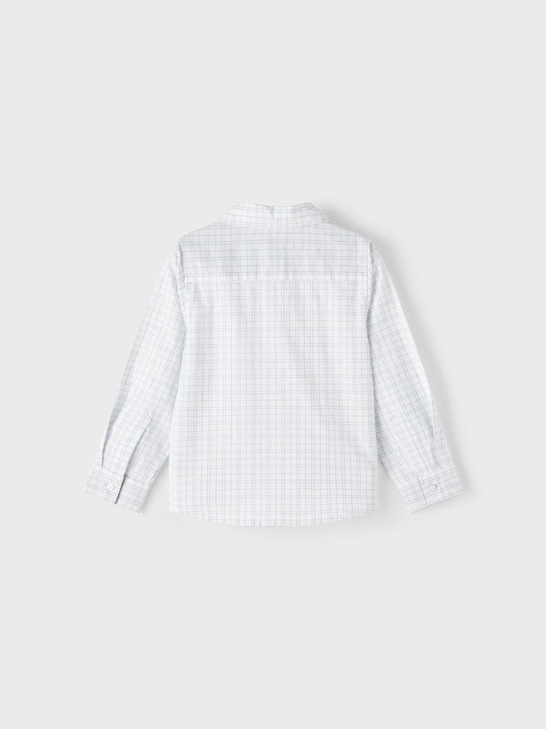 Name It Boys White Checked Shirt