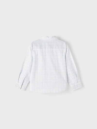 Name It Boys White Checked Shirt