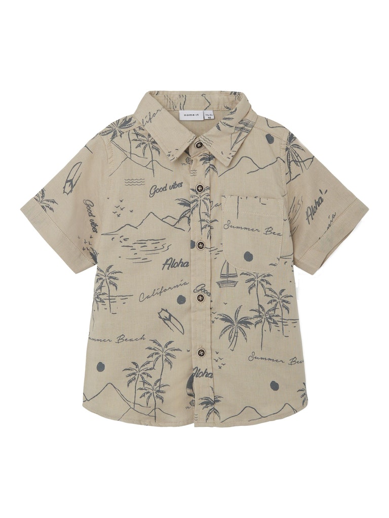 Name it Boys Tropical Print Summer Shirt