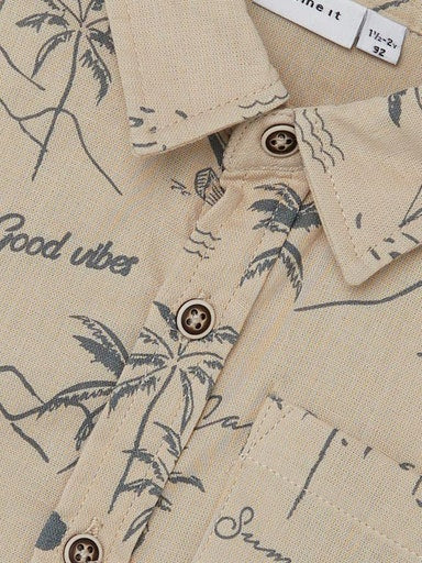 Name it Boys Tropical Print Summer Shirt