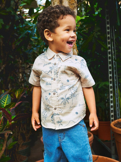 Name it Boys Tropical Print Summer Shirt