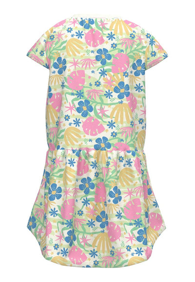 Name it Mini Girl Colourful Floral Cotton Dress