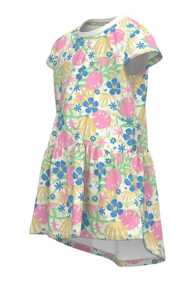 Name it Mini Girl Colourful Floral Cotton Dress