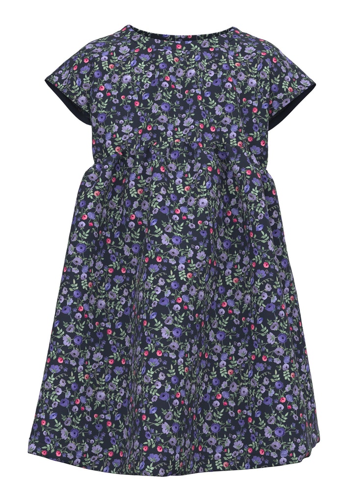 Name it Girls Floral Print Navy Dress