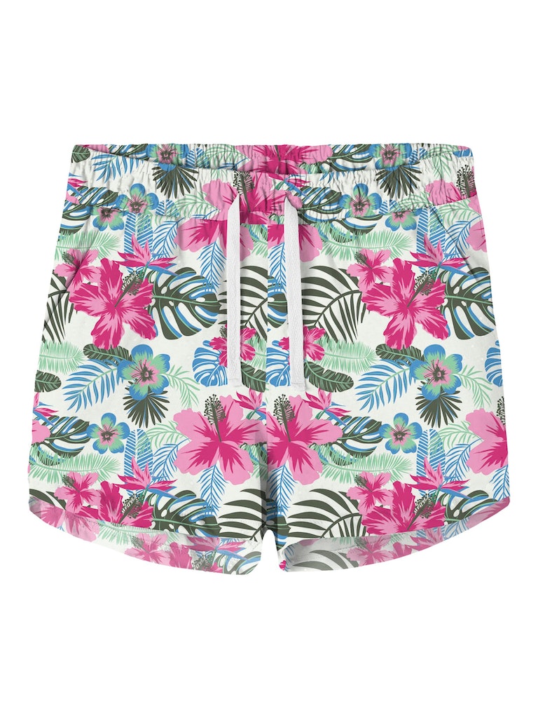 Name it Girls Cotton Print Shorts - Flowers