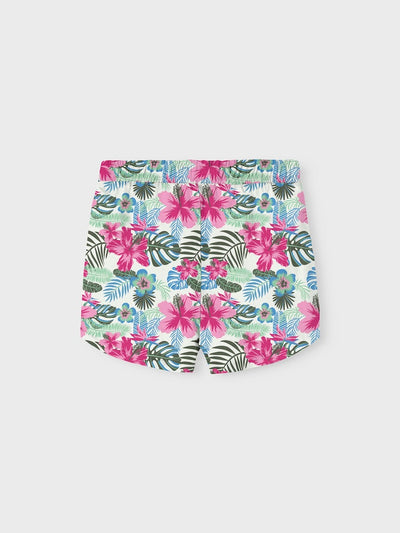 Name it Girls Cotton Print Shorts - Flowers