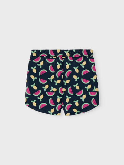 Name it Girls Cotton Print Shorts - Fruits