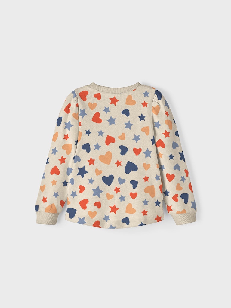 Name it Mini Girl Hearts and Stars Sweatshirt