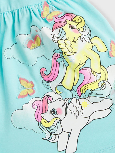 Name It Girls "My Little Pony" Cotton Dress - Aqua