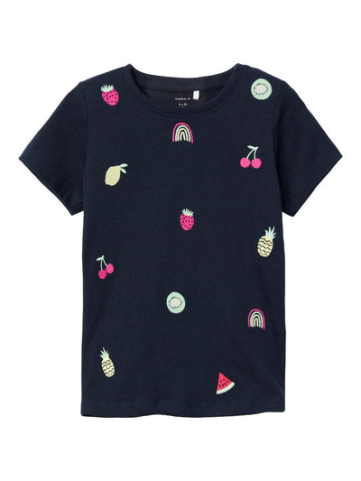 Name it Girls Fruity Short Sleeve Top