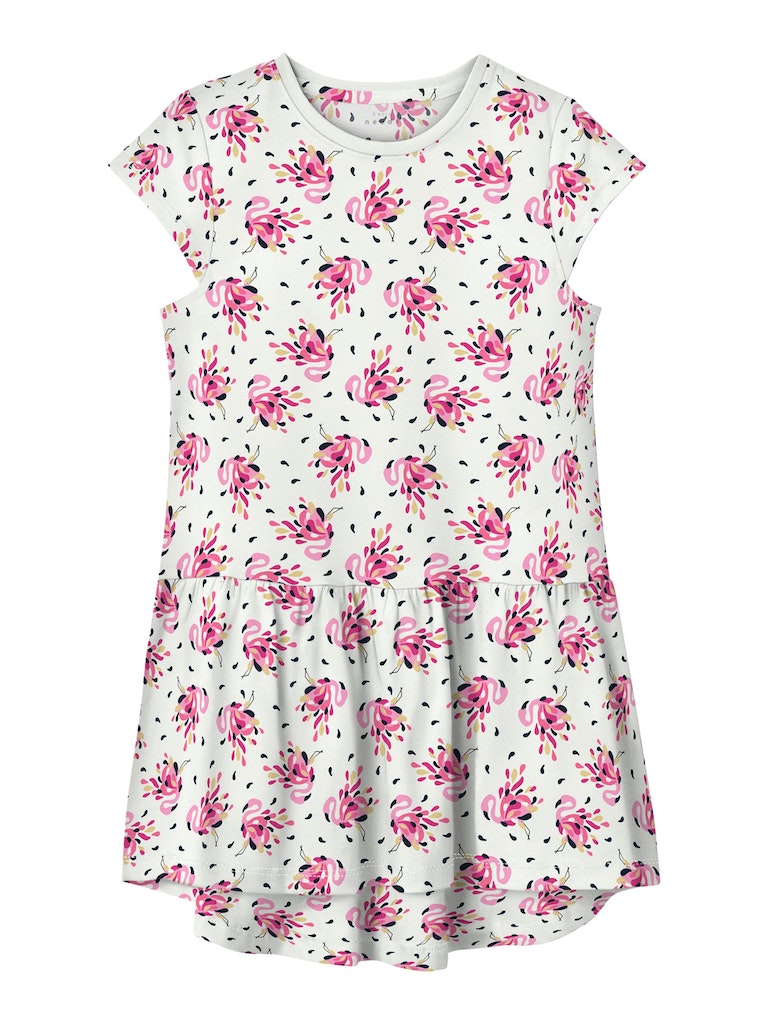 Name it Girls Cotton Dress - Flamingo