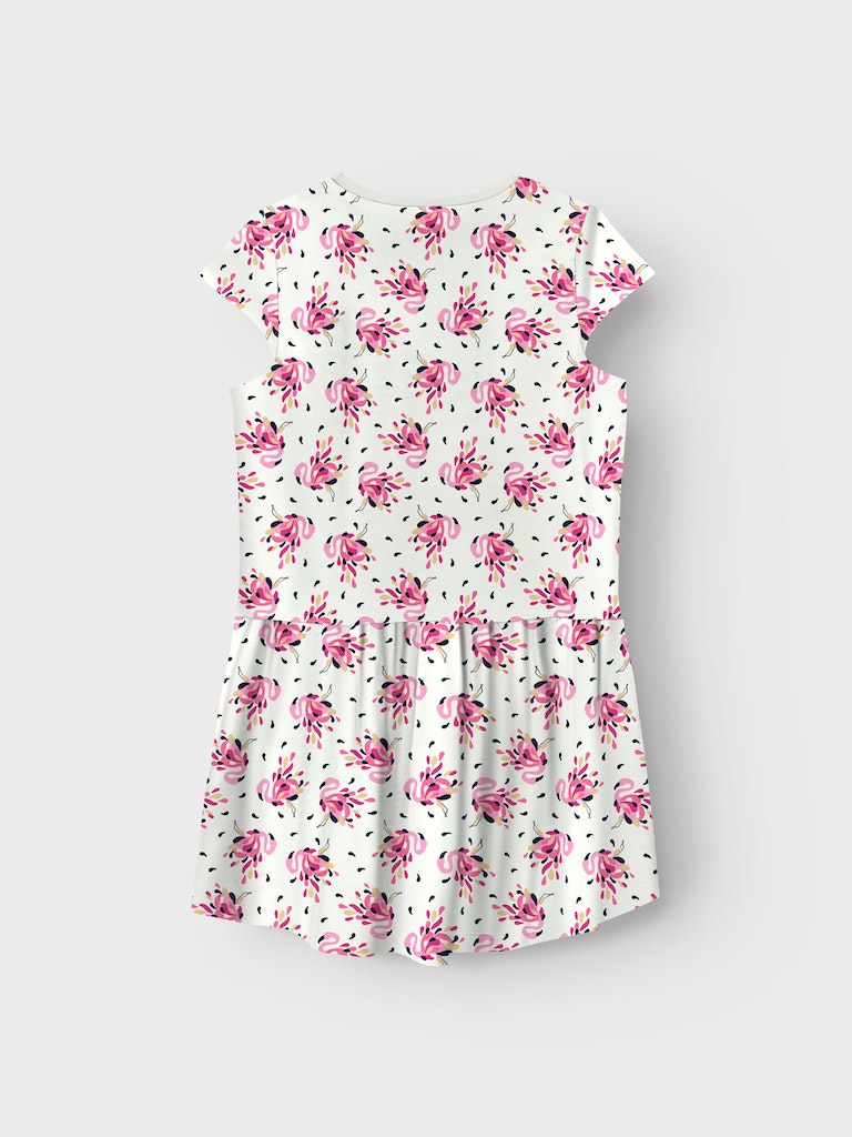 Name it Girls Cotton Dress - Flamingo