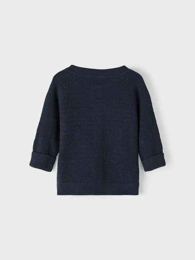 Name It Baby Boy Knitted Cardigan - Navy Blue