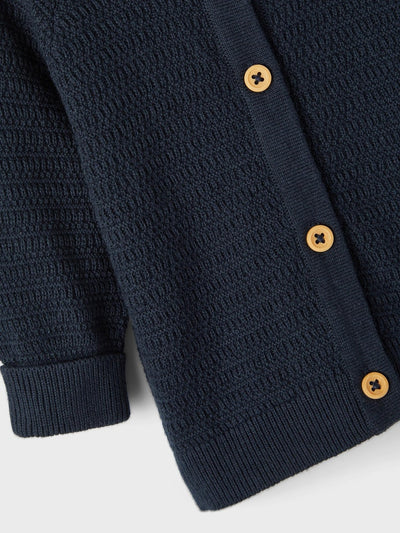 Name It Baby Boy Knitted Cardigan - Navy Blue