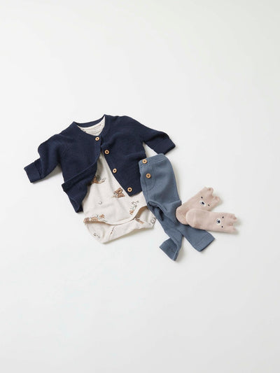 Name It Baby Boy Knitted Cardigan - Navy Blue