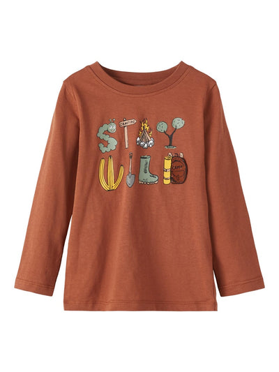 Name it Boys Long Sleeved Top - Stay Wild