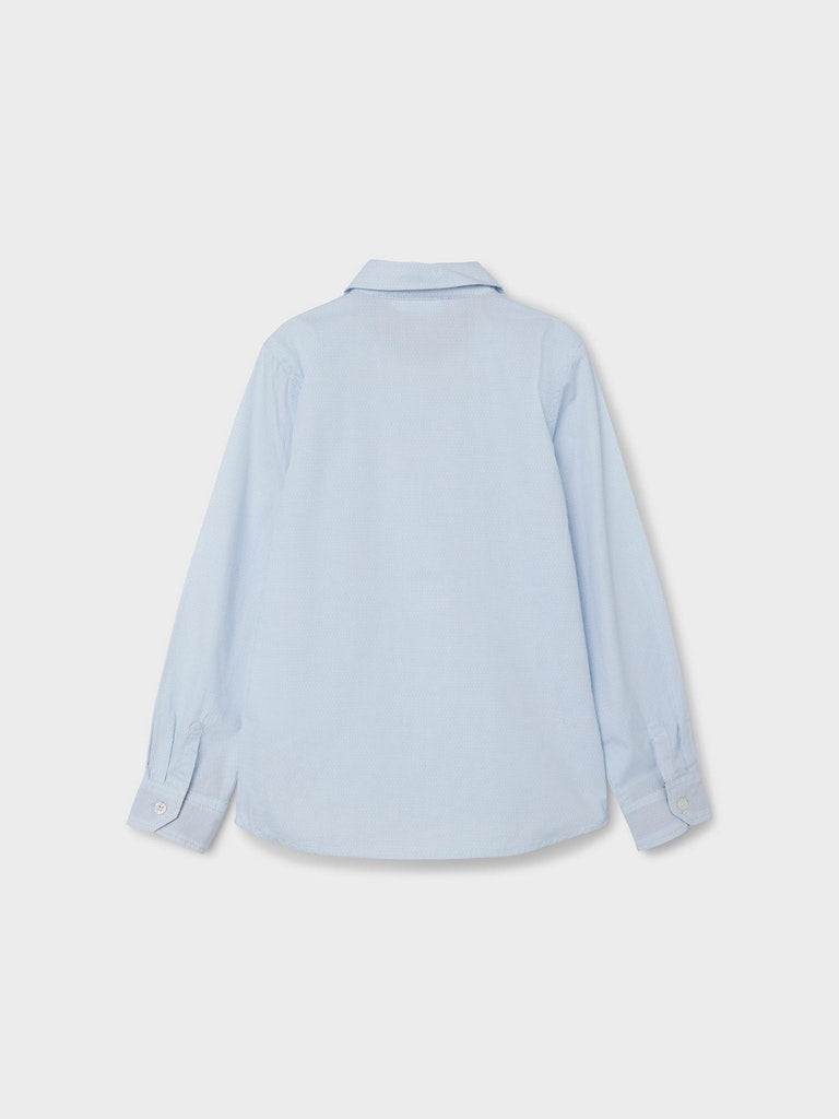 Name It Boys Long Sleeved Dusty Blue Shirt