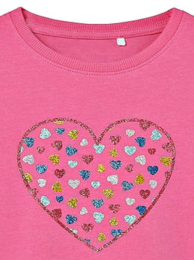 Name it Girls Long-Sleeved Top With Glittery Heart