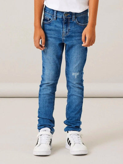 Name it Boys Slim Fit Jeans - Medium Blue Wash