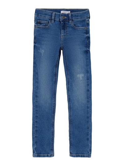 Name it Boys Slim Fit Jeans - Medium Blue Wash