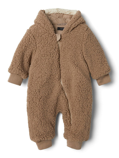 Name It Fleece Bear Onesie Outdoor Suit