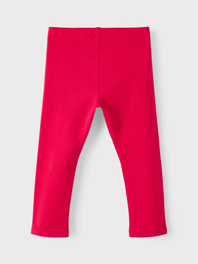 Name it Toddler Girl Red Monster Print Sweat Leggings