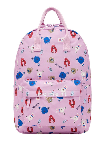 Name it Mini Girls Monster Print Backpack