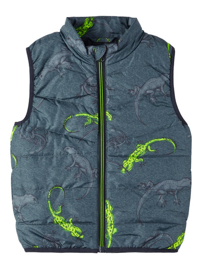 Name it toddler boy padded gilet jacket