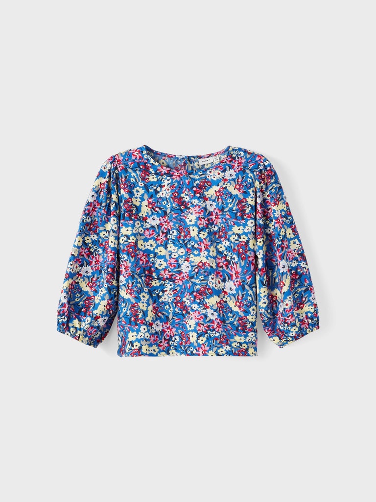 Kid girl floral blouse