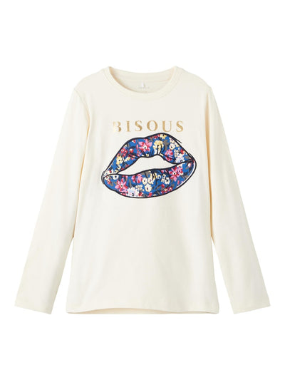 Name It Girls Long-Sleeved Top With Front Graphic