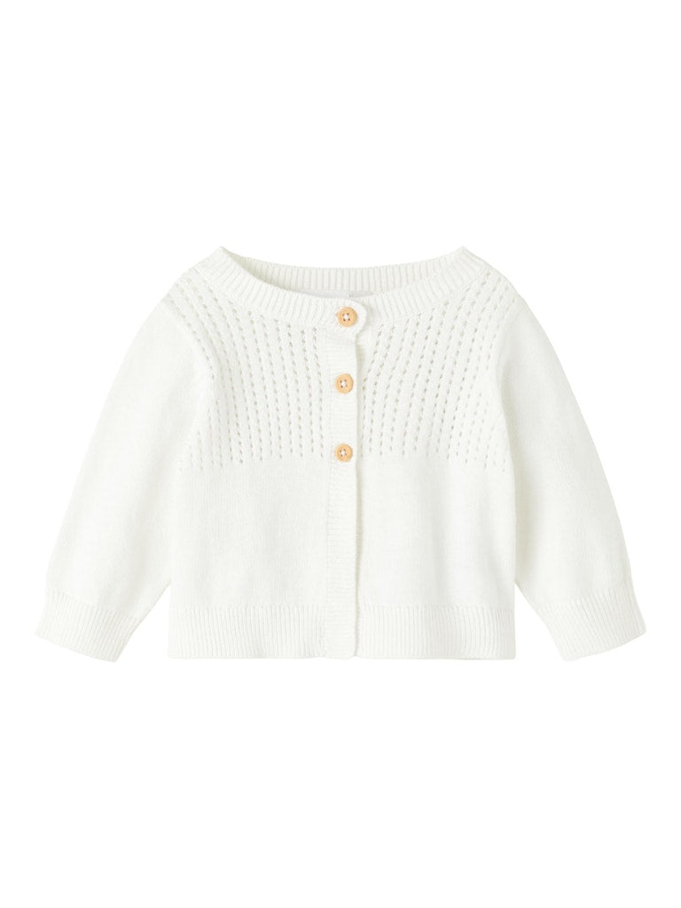 Name it Baby Girl Knitted Off-White Cardigan